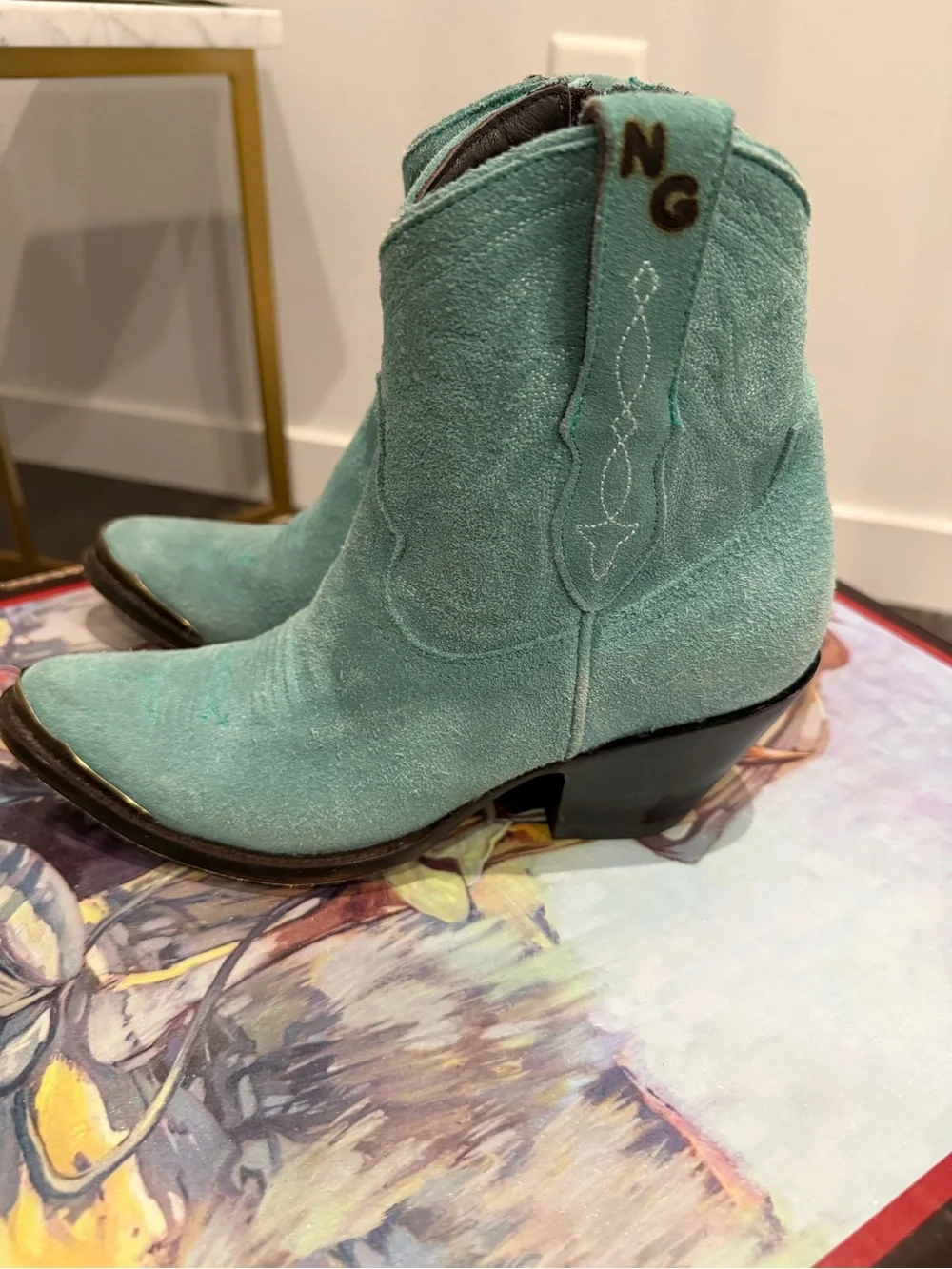Old Gringo Mint Suede Ankle Boots - Women